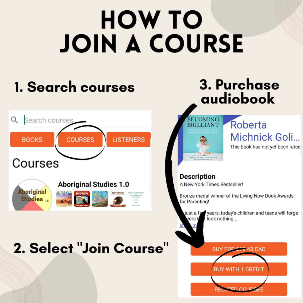 ListenerU - How to join a course.

Audiobooks
Certificates
Online Education